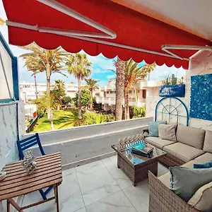 Canarian Blue Tropical Garden View & Pool Appartement Costa Del Silencio